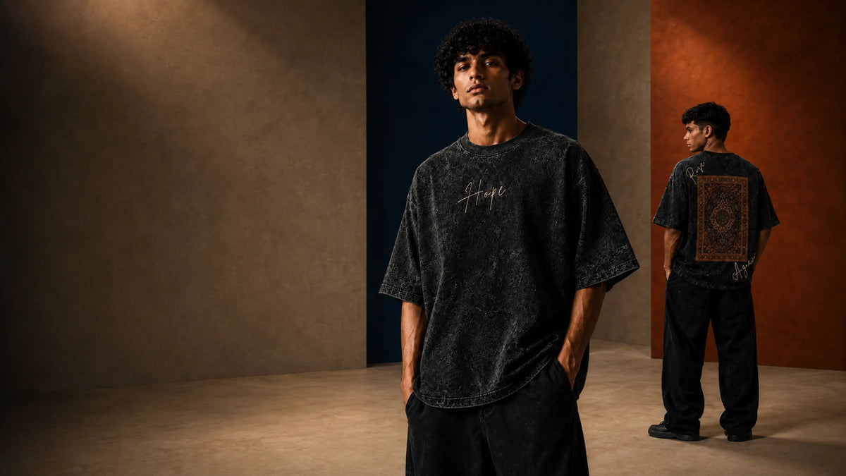 UpClothing Core Wash heavyweight tees campaign