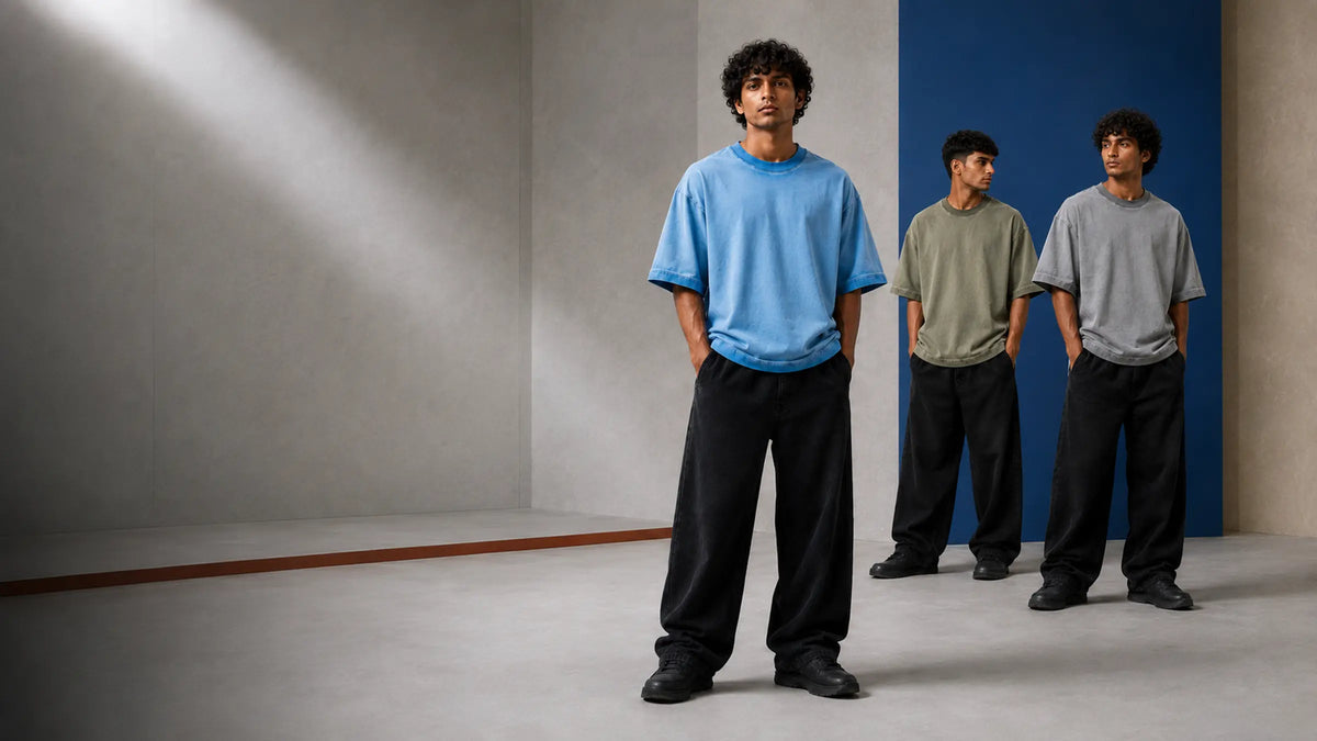 UpClothing heavyweight oversized T-shirts campaign