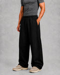 Afterhours Relaxed Joggers Onyx — front three-quarter fit