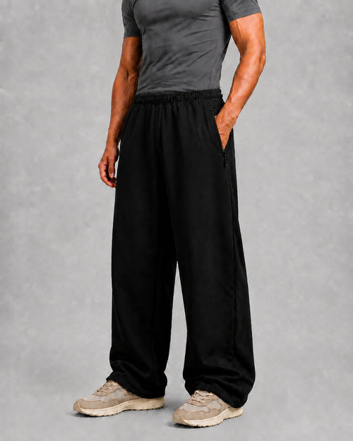 Afterhours Relaxed Joggers Onyx — front three-quarter fit