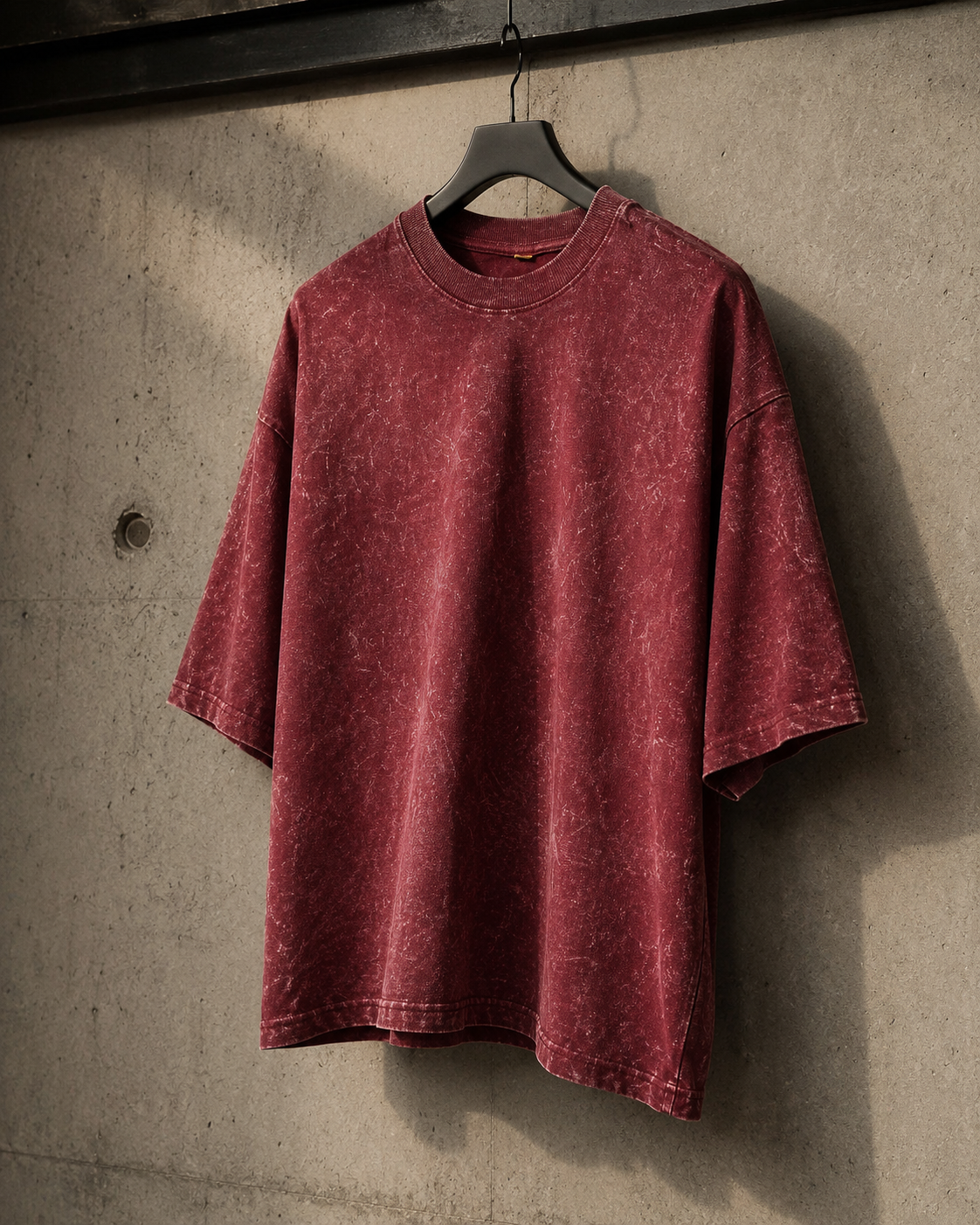 Acid Wash Oversized 100% Cotton T-Shirt