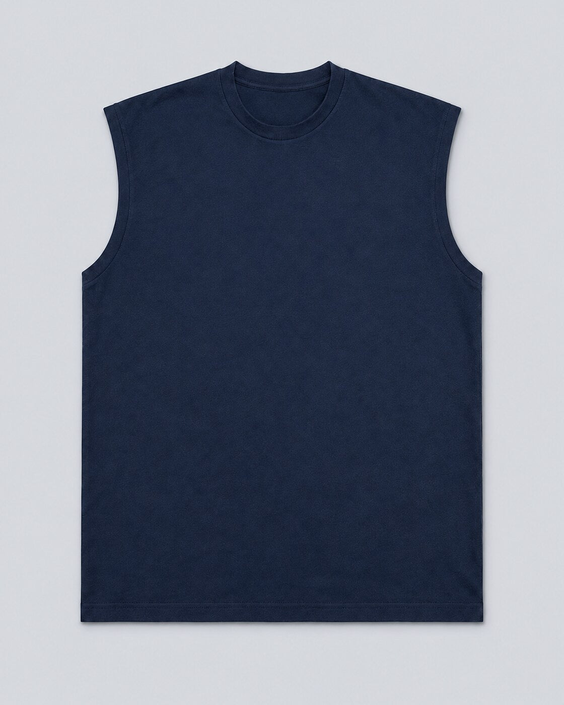 UpClothing Off-Duty Oversized Vest in Navy flat lay