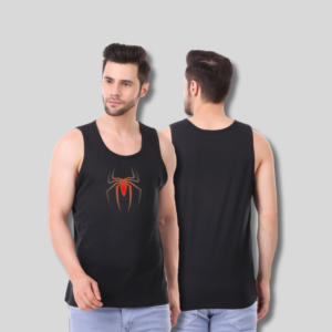 Spidey black printed vest