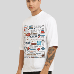 Friends Typography Oversized T-shirt