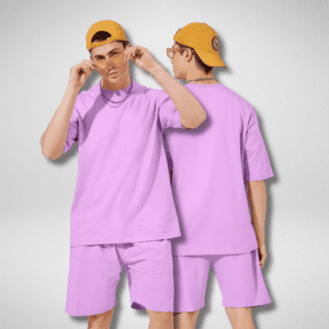 Solid Lilac Premium Co-ord For Men