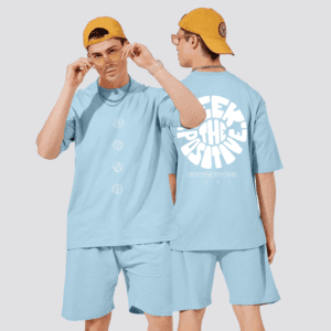 Sky premium printed co-ord for men