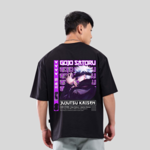 Anime oversized printed t-shirt