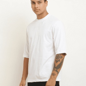 White Oversized Plain T-shirt