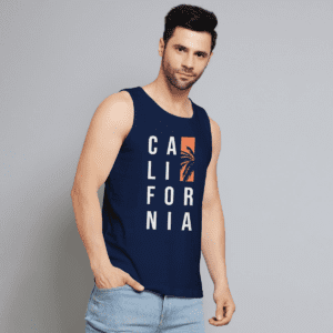 California Printed Vest For Men