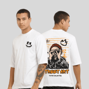 Street art printed oversized t-shirt