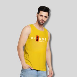 Change printed vest for men