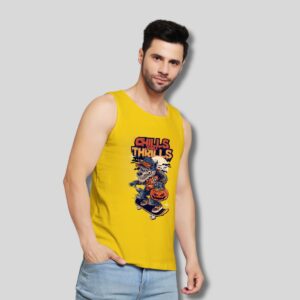 Chill Thrill printed vest for men